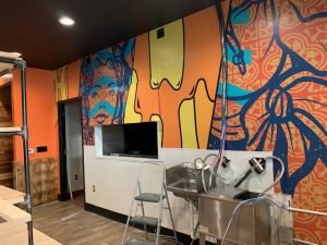 Cedarburg Vinyl Signs large wall mural client 300x225